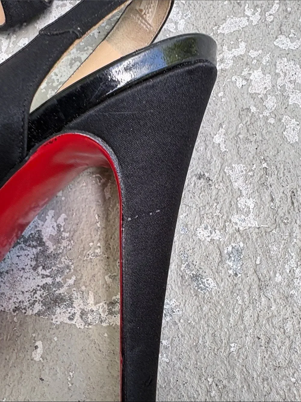 Christian Louboutin Very Croise sling back heels